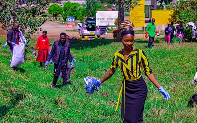 Ungweru and Mzuzu University Students Join Forces for Monthly Clean-Up Drive